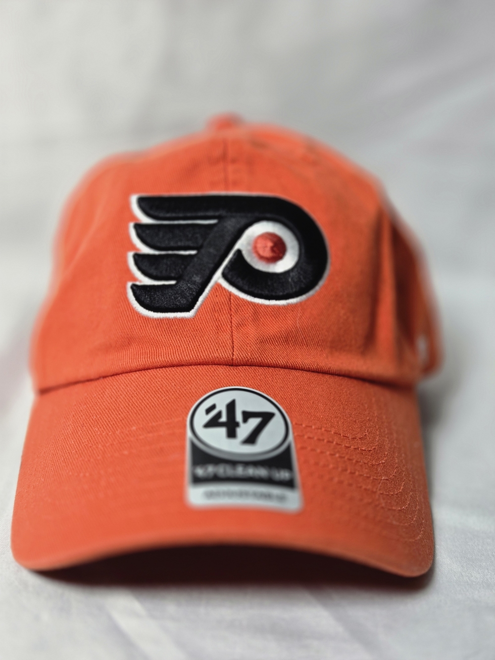 47 Brand Orange Philadelphia Flyers Embroidered Logo Cap